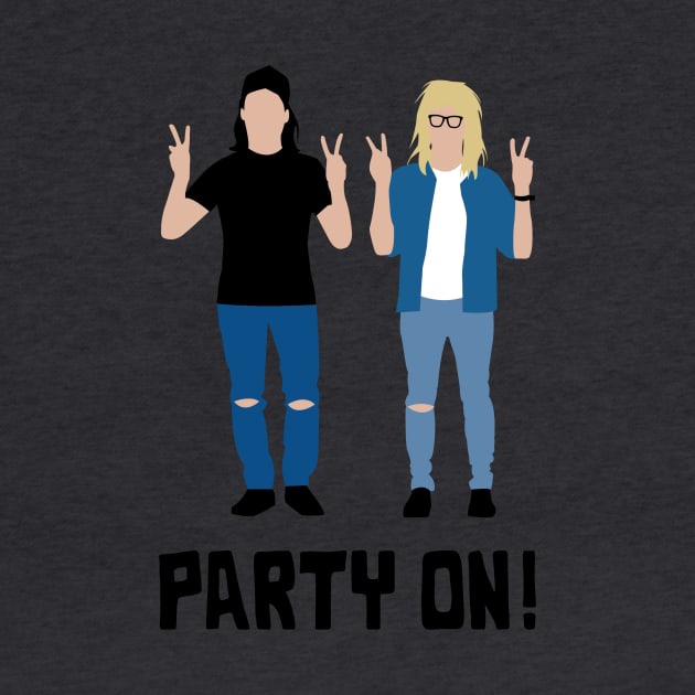 Wayne's World Minimal Style by BasicBeach